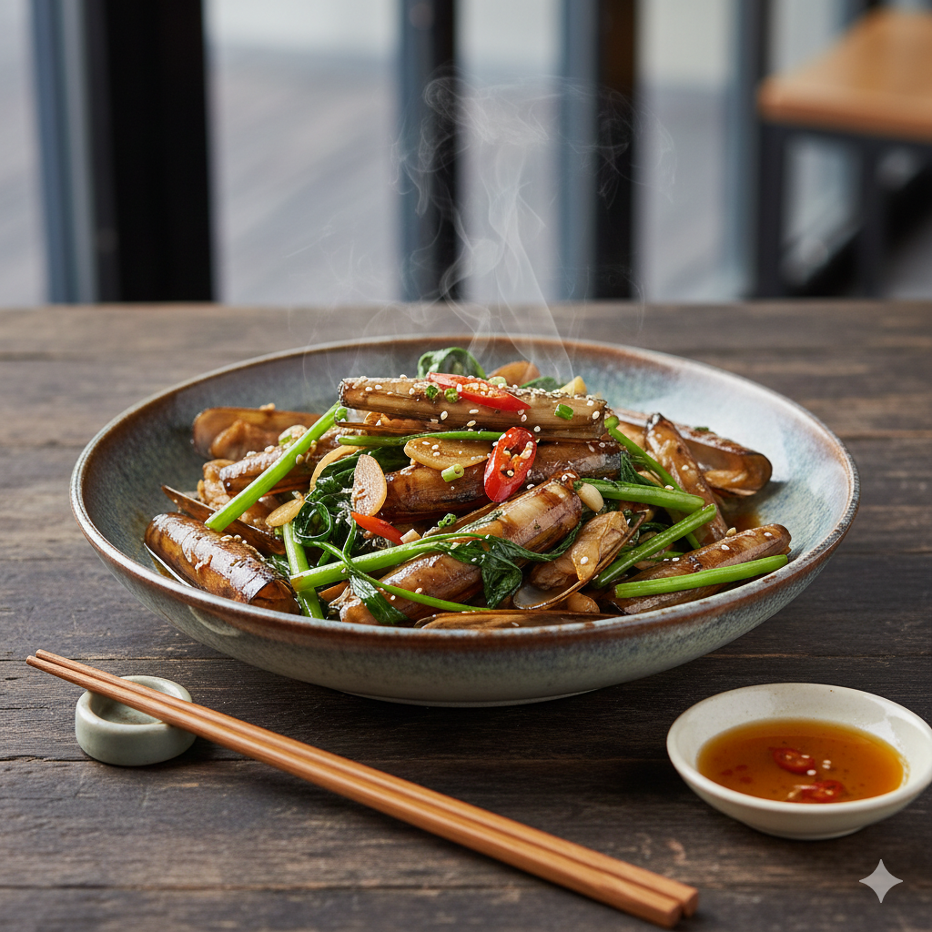 Lemongrass Steamed Clams